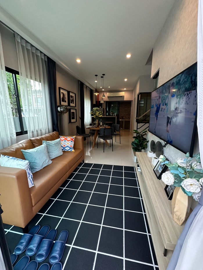 รูป 🏡 ขายบ้าน ตัวอย่าง แปลงมุม “สิริเพลส บางใหญ่” แบบบ้าน Loft-93 พร้อมอยู่ ใกล้เซ็นทรัลเวสต์เกต & MRT 🚆 - รูปที่ 3/12