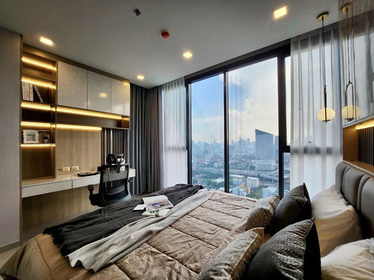 รูป ให้เช่าคอนโด วันไนน์ไฟว์ อโศก-พระราม 9 อาคาร A ชั้น 28 2 ห้องนอน ขนาด 58.00 ตรม ใกล้ เซ็นทรัล พระราม 9 - รูปที่ 4/8