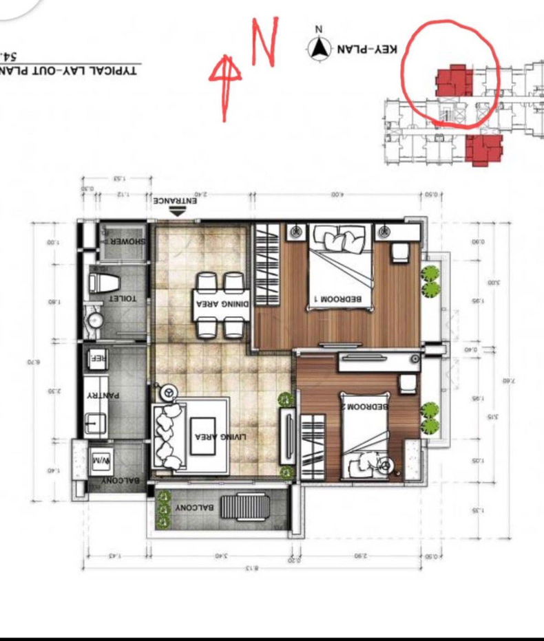 picture 2-BR Condo at T.c. Green Rama 9 near MRT Phra Ram 9 (ID 2229489) - 14/14