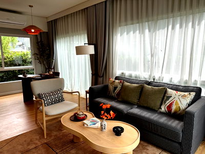 Twin houses for sale Muang Pathum Thani Pathumthani : Twin house Show house, fully furnished, ready to move in.