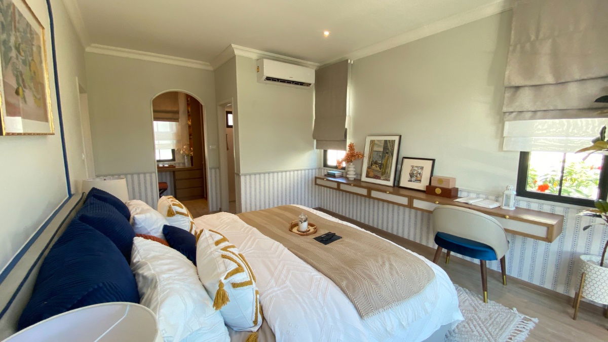 picture Fully furnished semi-detached home, ready to move in, with 149 sq.m. of usable space. Special price at 7.99 million Baht. Hurry, don't miss out!!! - 6/8