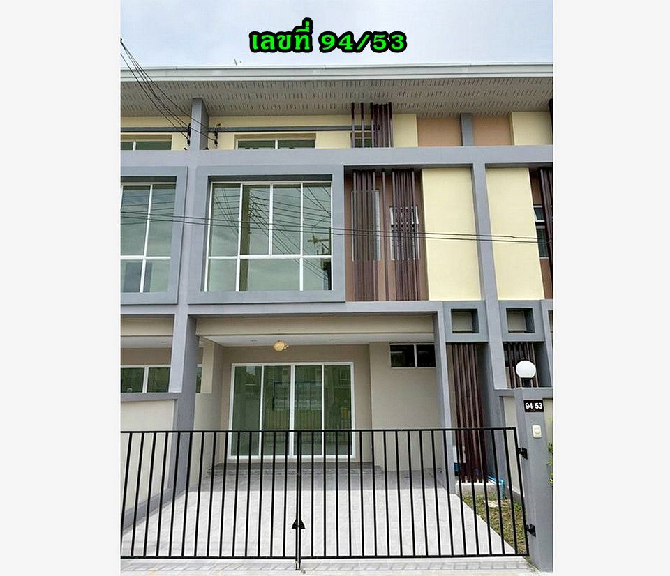 รูป Call : 091-704-9777 โครงการ โคโม่ วิภาวดี ทาวน์โฮมสร้างใหม่ 94/53 หน้ากว้าง 5.8 เมตร 21.3 ตารางวา 3 นอน 3 น้ำ 1 ห้องเก็บของ ตรงข้ามสนามบินดอนเมือง - รูปที่ 3/12