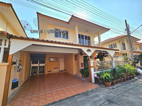 sss456 for sale, 2-story semi-detached house, Suriya Perfect Village, corner house.