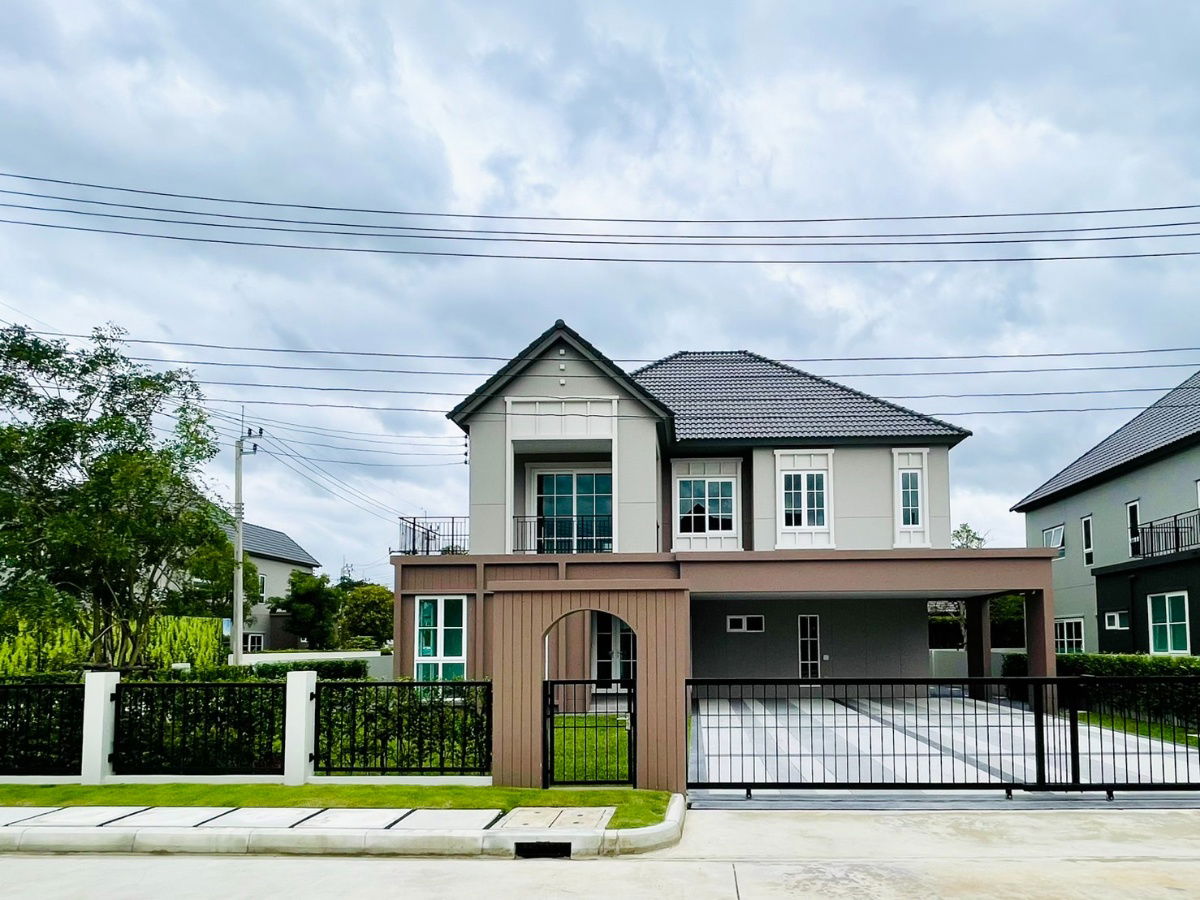 รูป 🏡 RIVER – บ้านเดี่ยวแปลงมุม ทิศเหนือ ใกล้สวนส่วนกลาง | ลดพิเศษ 2 ล้านบาท - รูปที่ 1/13
