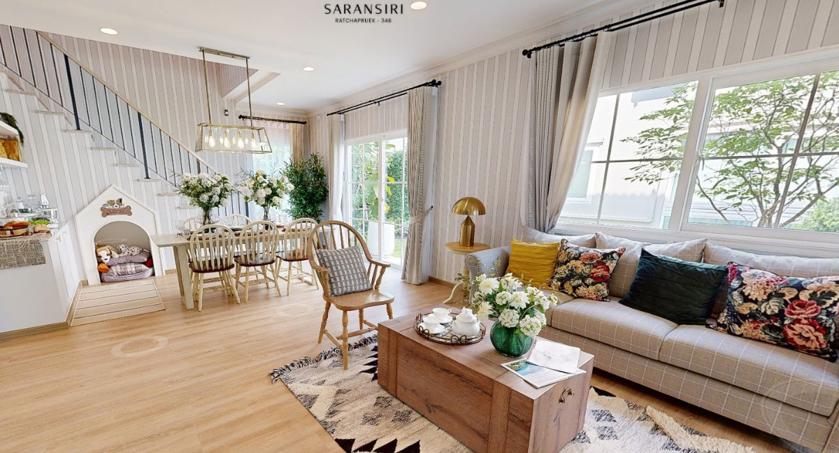 รูป ขายบ้าน สราญสิริ ราชพฤกษ์ 346 โครงการบ้านพร้อมอยู่จากแสนสิริ - รูปที่ 2/12