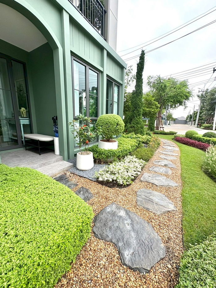 รูป บ้านใหม่โซนรังสิต บรรยากาศริมน้ำใกล้ทางด่วนเพียง 1 กม. สราญสิริ รังสิต2 - รูปที่ 2/13