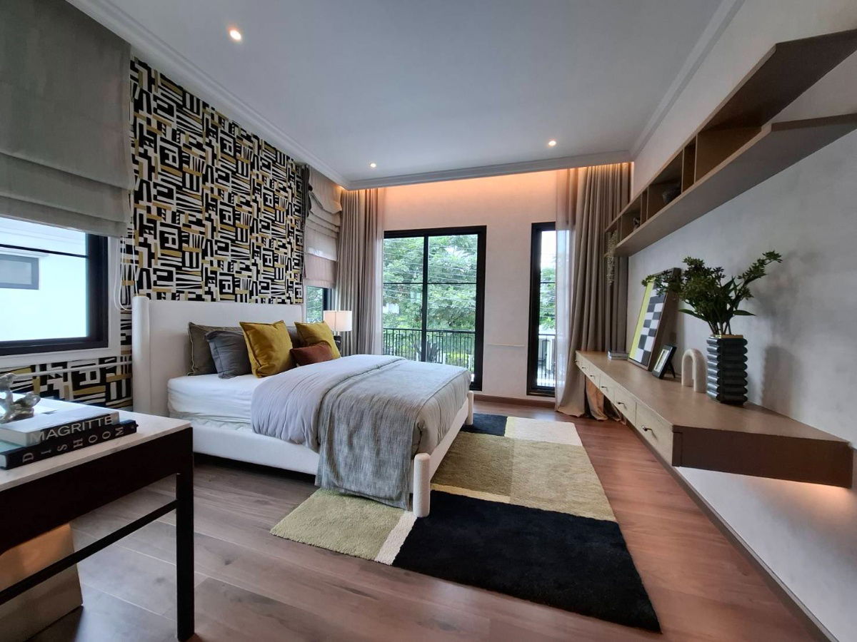picture Open for sale, ready-to-move-in model home, luxuriously decorated, Setthasiri Ruamchok project, a company of Sansiri - 7/12