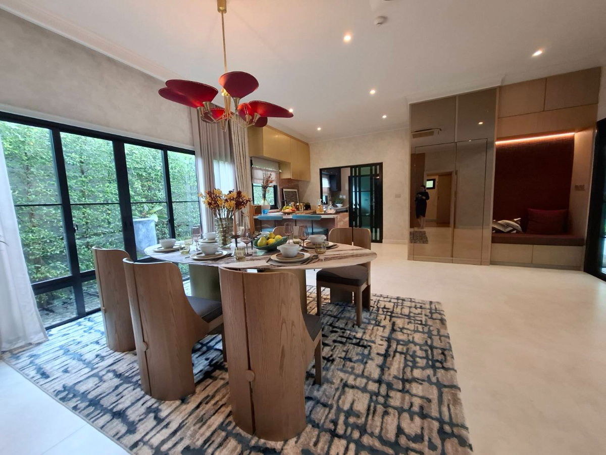 picture Open for sale, ready-to-move-in model home, luxuriously decorated, Setthasiri Ruamchok project, a company of Sansiri - 3/12