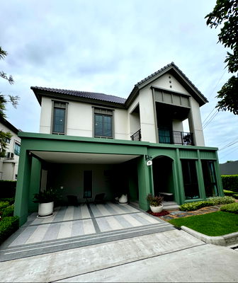 บ้านเดี่ยว เวิร์คพอยท์ เอ็นเทอร์เทนเมนท์ : บ้านเดี่ยวโครการใหม่ พร้อมตกแต่ง สราญสิริ รังสิต 2