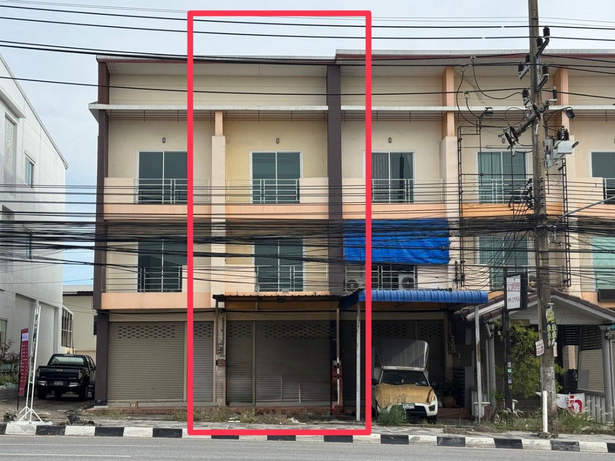 รูป ให้เช่าอาคารพาณิชย์ 3 ชั้น โครงการบูรพาแลนด์ สวนเสือ ศรีราชา ชลบุรี - รูปที่ 1/11