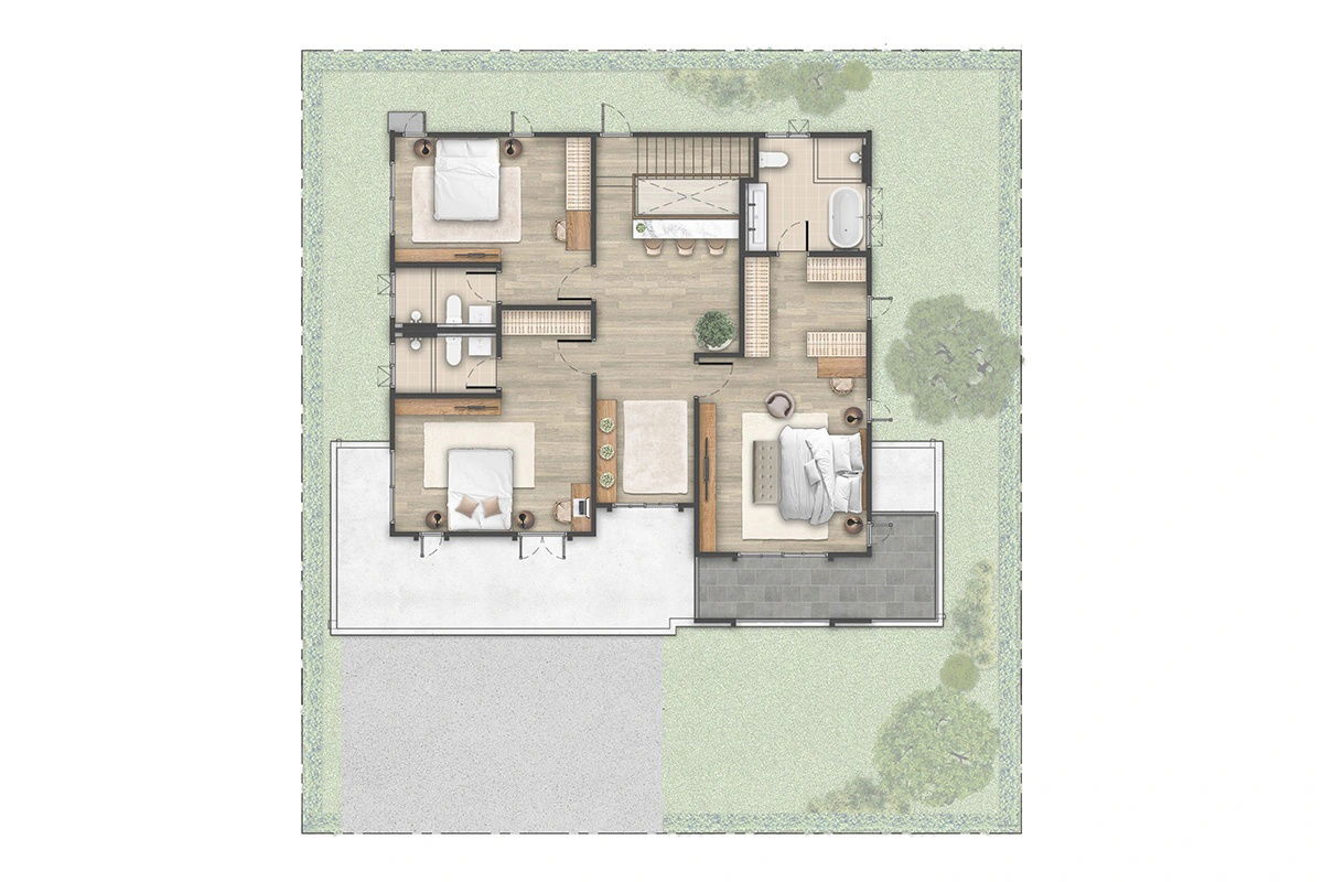 รูป 🏡 RIVER – บ้านเดี่ยวแปลงมุม ทิศเหนือ ใกล้สวนส่วนกลาง | ลดพิเศษ 2 ล้านบาท - รูปที่ 13/13