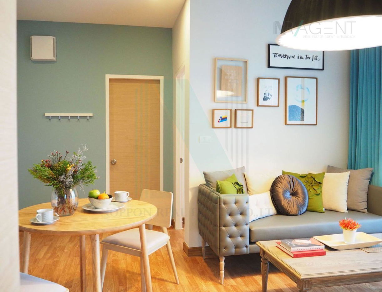 picture For rent, The Coast Bangkok, 2 bedrooms, 17th floor, Building B, near Bangkok-Burapha Withi Expressway. - 1/8