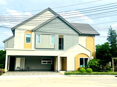 ขายบ้านเดี่ยว : ขายบ้าน ! อณาสิริ ปิ่นเกล้า-กาญจนาฯ บ้านซีรีส์ใหม่ สไตล์ Modern Barn House 