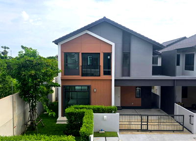 บ้านแฝด นนทบุรี : ** ขายบ้านใหม่ แบรนด์อณาสิริ ทำเลหลังมุมสวย [ ราคาดีพร้อมโอน ]