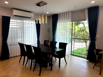 Houses for rent Prawet : 🔺 For Rent 2-story House MANTHANA 2 ONNUT - WONGWAN 3 bedroom 3 bathroom