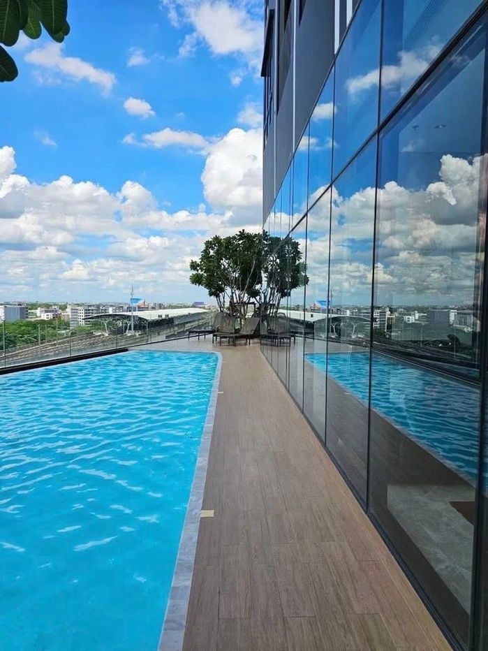 รูป WS1766 🏢 ให้เช่า The Rich พระราม 9 ศรีนครินทร์ ห้องใหม่มาก พร้อมเข้าอยู่ เช่าเพียง 16,000 บาท/เดือน - รูปที่ 13/15