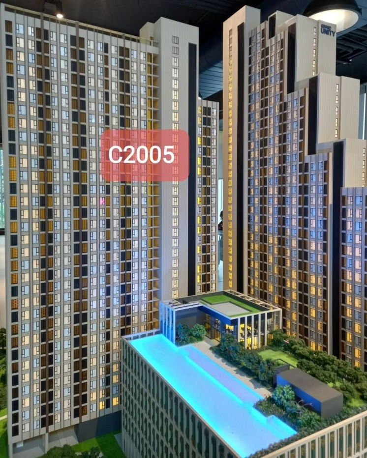รูป ให้เช่าเดนิมจตุจักร ห้อง 1 BEDROOM PLUS วิวสระว่ายน้ำ ชั้น 20 พร้อมเฟอร์นิเจอร์และเครื่องใช้ไฟฟ้า - รูปที่ 14/37