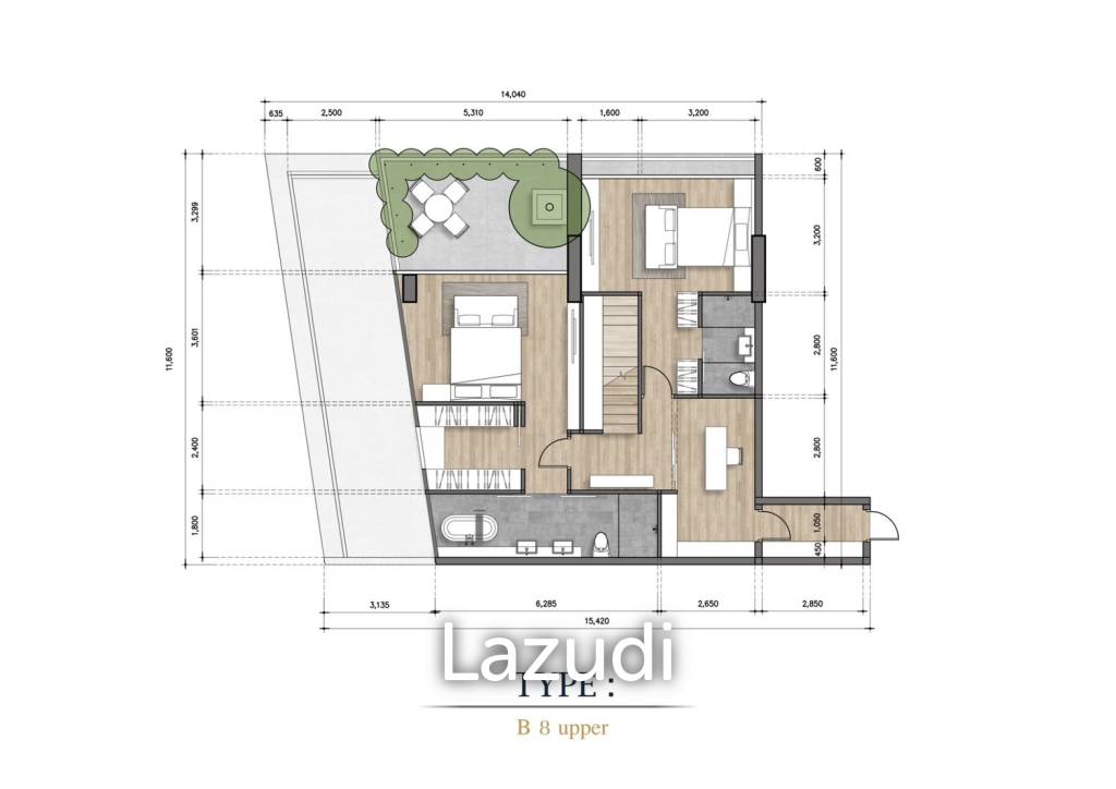 picture 3 Bed 249.93 SQ.M La Citta Delre Thonglor 16 - 19/20