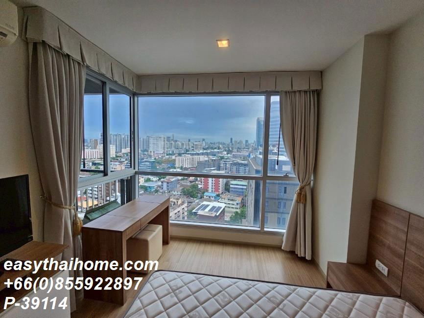 รูป P-39114 ให้เช่า คอนโด ริธึม รัชดา-ห้วยขวาง Ratchadaphisek Rd, Huai Khwang, Bangkok พร้อมอยู่ ราคาถูก Line Id @easythaihome 085-592-2897 - รูปที่ 4/9