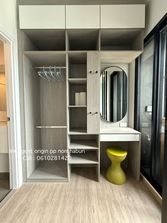 รูป 📢(𝐅𝐨𝐫 𝐑𝐞𝐧𝐭) ห้องใหม่ไม่เคยปล่อยเช่า🔥🔥 Origin plug&play nonthaburi station  🌆 - รูปที่ 6/10