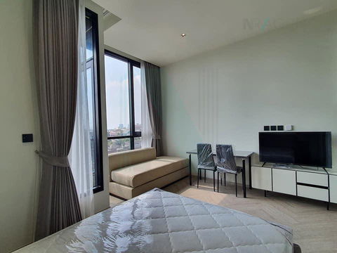 For Rent Condo CHAPTER CHAROENNAKHORN-RIVERSIDE Building B, Floor 5,Studio, Room size 25.00 sqm