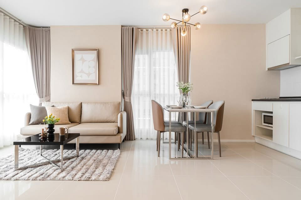 picture WS1762 🏢 For rent Aspire Rama 9, corner room, like staying in a luxury hotel, near MRT Rama 9, only 41,000 baht/month. - 10/19