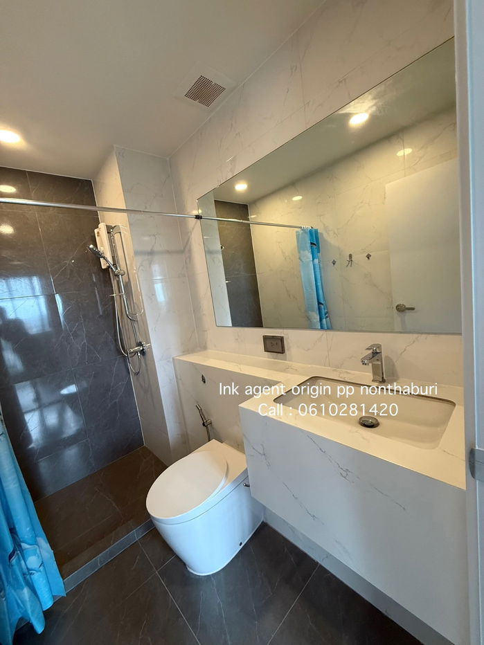 รูป 📢(𝐅𝐨𝐫 𝐑𝐞𝐧𝐭) ห้องใหม่ไม่เคยปล่อยเช่า🔥🔥 Origin plug&play nonthaburi station  🌆 - รูปที่ 9/10
