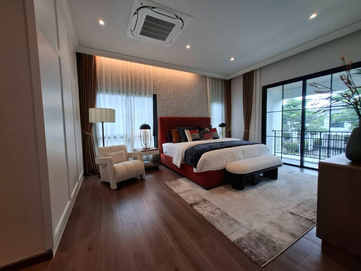 รูป ขายบ้านตัวอย่างตกแต่งแบบ luxury พร้อมเฟอร์นิเจอร์ครบ โครงการเศรษฐสิริ รวมโชค - รูปที่ 7/11