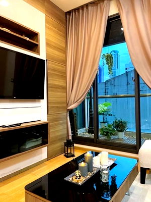 เช่าคอนโด BTS เซนต์หลุยส์ : เช่าคอนโด The Address Sathorn/ดิ แอดเดรส สาทร (D6807018)  ID Line : @pccenter