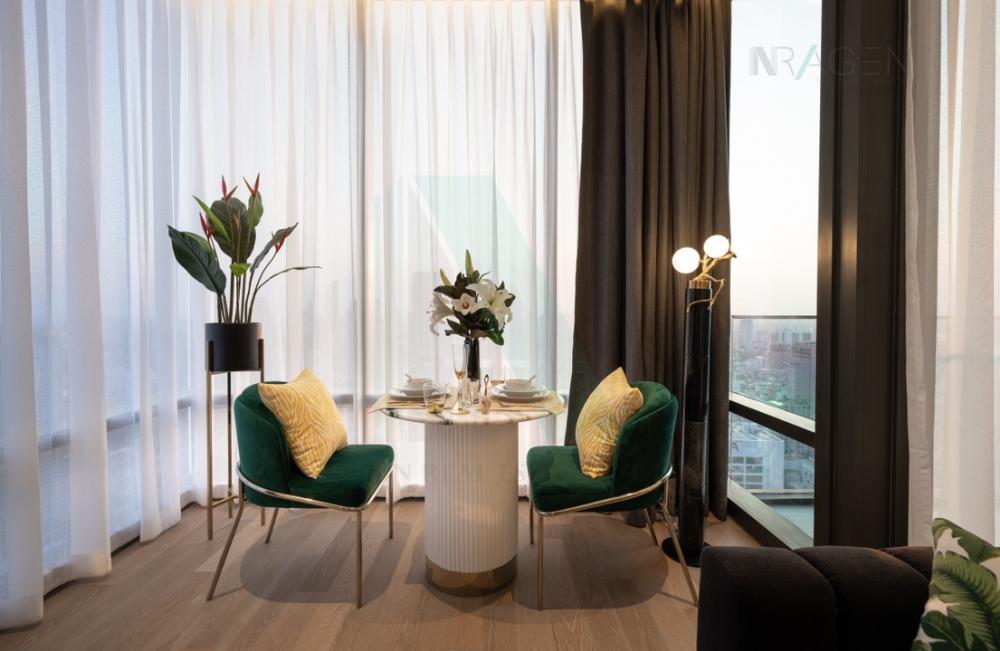 picture For Rent Condo ASHTON SILOM Building 1, Floor 41,1 bed room, Room size 50.00 sqm - 2/8