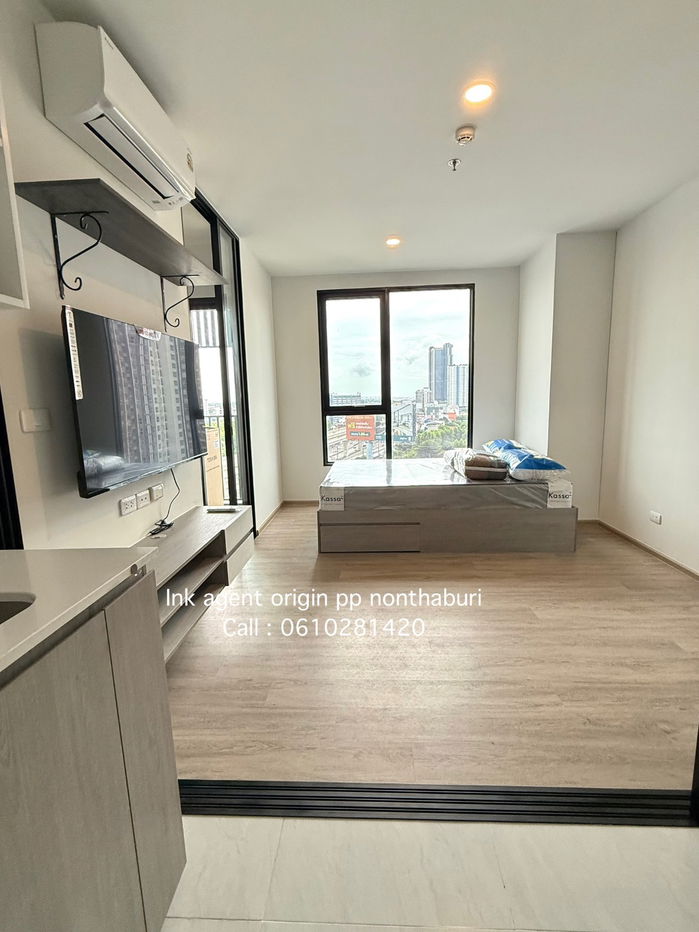 รูป 📢(𝐅𝐨𝐫 𝐑𝐞𝐧𝐭) ห้องใหม่ไม่เคยปล่อยเช่า🔥🔥 Origin plug&play nonthaburi station  🌆 - รูปที่ 4/10