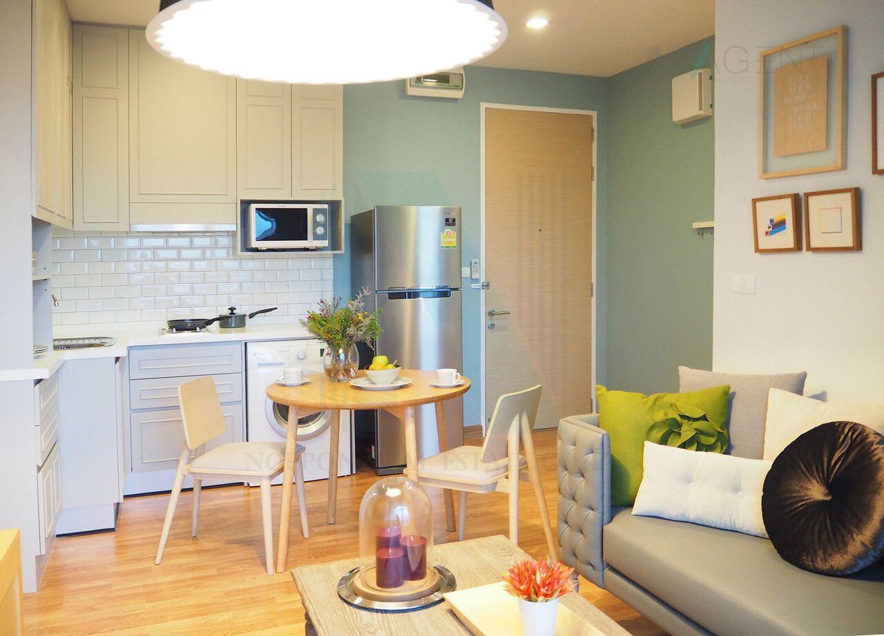 picture For rent, The Coast Bangkok, 2 bedrooms, 17th floor, Building B, near Bangkok-Burapha Withi Expressway. - 7/8