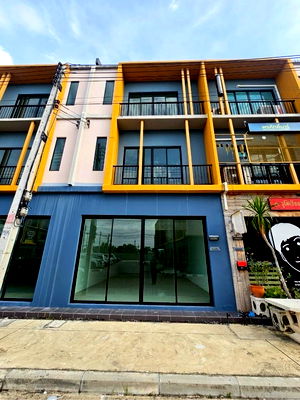 เช่าโฮมออฟฟิศ สำนักงานปศุสัตว์จังหวัดปทุมธานี : ให้เช่าอาคารพาณิชย์ 3 ชั้น The Connect Biztown @กรุงเทพ-ปทุมธานี ติดถนนกรุงเทพ-ปทุมธานี ใกล้แยกบางคูวัด