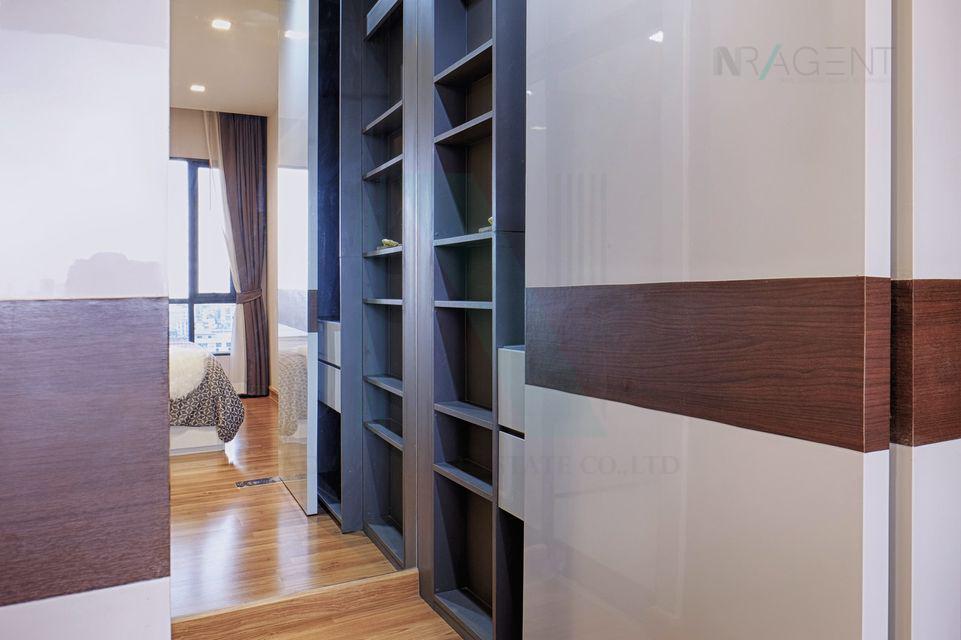picture For Rent Condo IVY AMPIO Building 1, Floor 12,1 bed room, Room size 44.00 sqm - 6/8