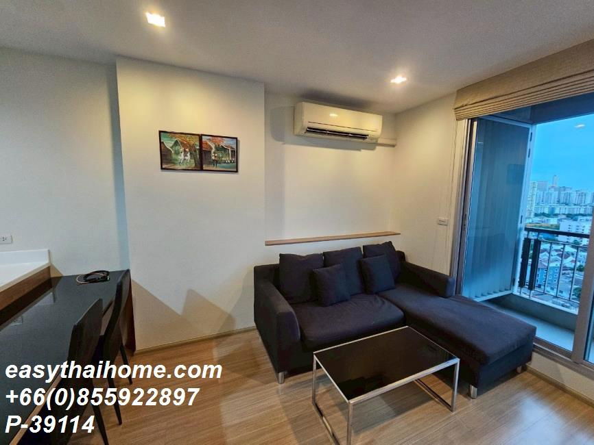รูป P-39114 ให้เช่า คอนโด ริธึม รัชดา-ห้วยขวาง Ratchadaphisek Rd, Huai Khwang, Bangkok พร้อมอยู่ ราคาถูก Line Id @easythaihome 085-592-2897 - รูปที่ 8/9