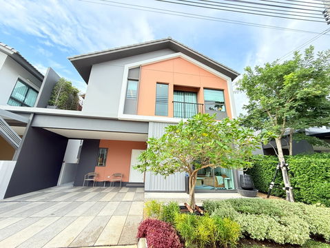 บ้านแฝด (บ้านตัวอย่าง) บางบัวทอง พร้อมอยู่ เฟอร์ครบแต่งเต็มที่ อณาสิริ ชัยพฤกษ์-วงแหวน 2