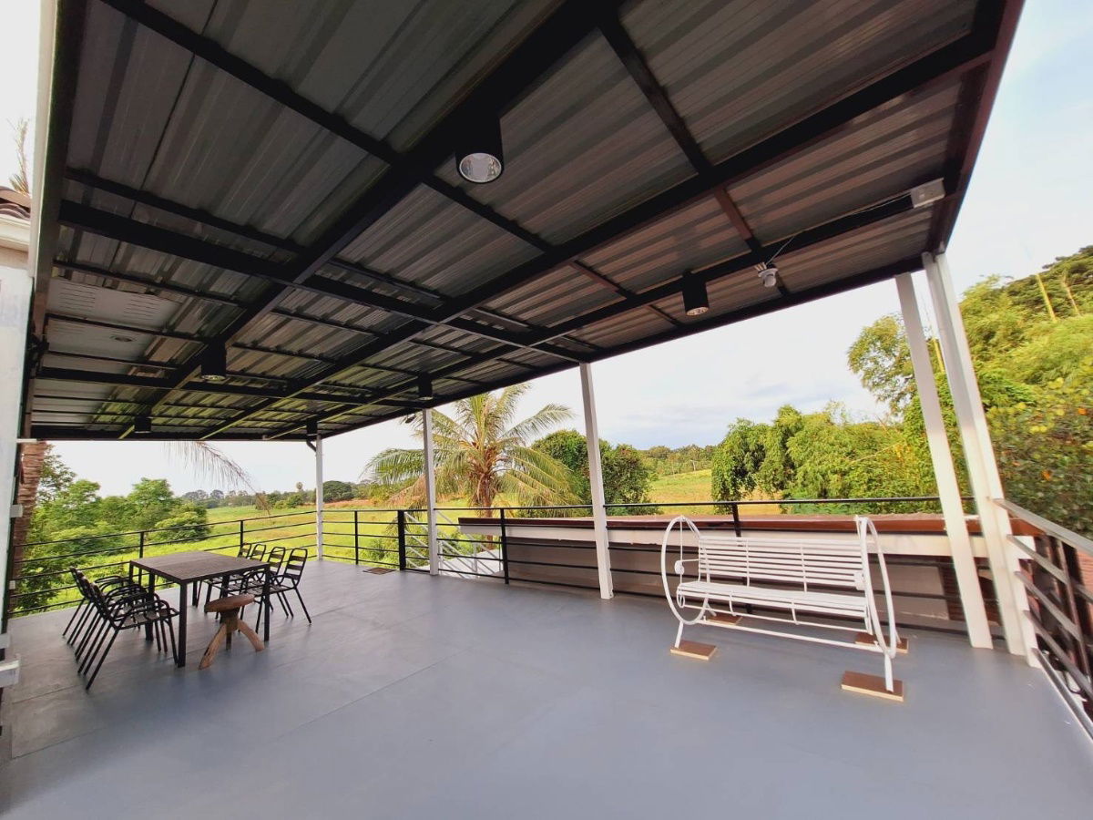 รูป ขายบ้านสวยหลังใหญ่พร้อมอยู่อาศัย รวมที่ดินขนาด 1 ไร่ ติดถนนใหญ่ ใกล้เขาใหญ่-วังน้ำเขียว เหมาะเปิดคาเฟ่ ร้านอาหาร เจ้าของขายเอง - รูปที่ 5/26