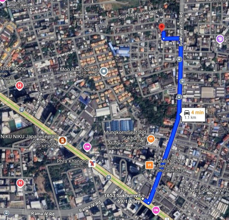 picture Land for Sale in Sukhumvit 71 – Soi Pridi 15, Land Size 75 sq.wa, Nearby BTS Phra Khanong and Ekkamai Station - 3/9