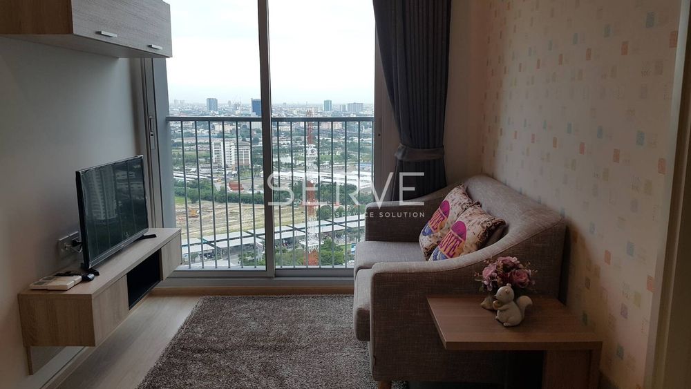 รูป Hot Price 12K!! 1 Bed Super High Fl.30+ Nice View & Good Location MRT Thailand Cultural Centre 80 m.-Noble Revolve Ratchada 1 - รูปที่ 6/6