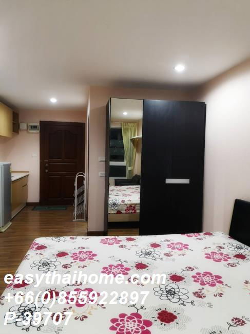 รูป P-39707 ให้เช่า คอนโด พีจี พระราม 9 Rama IX Rd, Huai Khwang, Bangkok พร้อมอยู่ ราคาถูก Line Id @easythaihome 085-592-2897 - รูปที่ 3/6