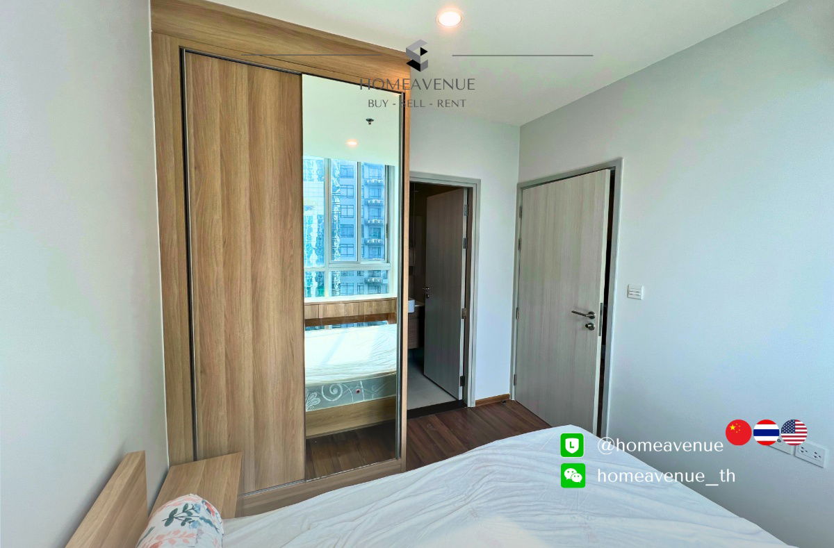 picture Noble Revolve Ratchada 2 ✨ Renovated unit, ready to move in 🚇 Next to MRT Thailand Culture Center | Line: @homeavenue 💥HA-4921 - 3/7