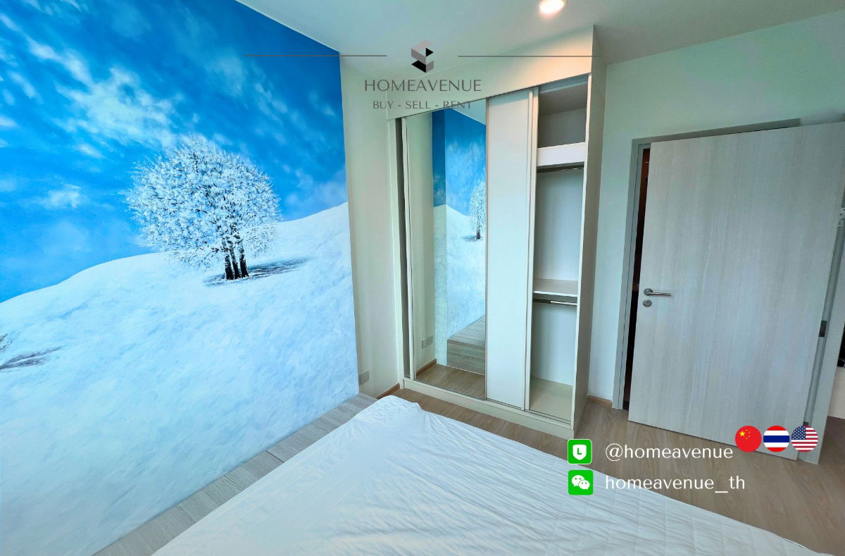 picture Noble Revolve Ratchada 2 ✨ Renovated unit, ready to move in 🚇 Next to MRT Thailand Culture Center | Line: @homeavenue 💥HA-4898 - 5/9