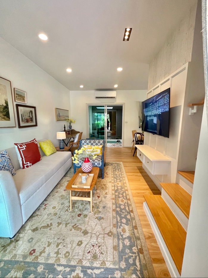 รูป บ้านตัวอย่าง ราคาโดนใจ 🏡 พร้อมอยู่ทันที แถมเฟอร์มมครบ! ใกล้รถไฟฟ้า เข้าเมืองง่าย ใช้ชีวิตสะดวกสุดๆ ☀️ 199/114 - รูปที่ 2/8