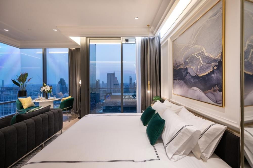 รูป Ashton Silom (แอชตัน สีลม)   วิวทิศใต้ - ตะวันตก (Mahanakhon - แม่น้ำเจ้าพระยา)  1 bedroom / 1 bathroom  - รูปที่ 2/15