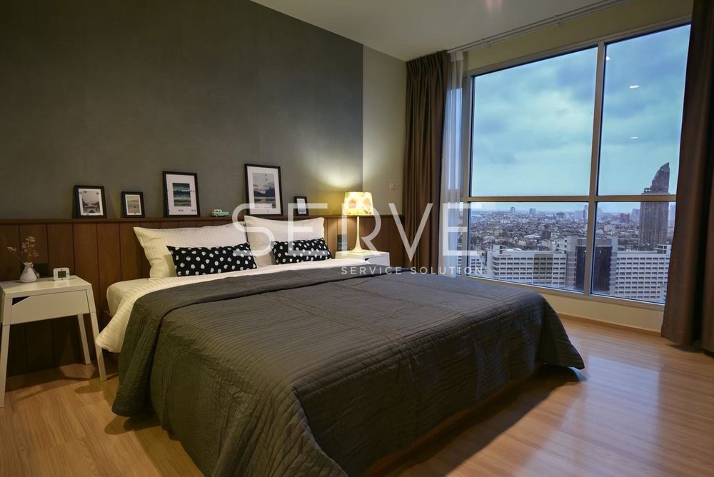 picture 2 Beds 2 Baths with Bathtub Good Location BTS Saphan Taksin station 340 m. / For Rent-Rhythm Sathorn - 4/8
