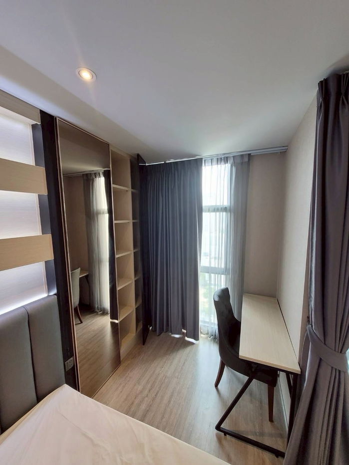 รูป ให้เช่าห้อง Studio 30 ตร.ม ห้องสวย. เฟอร์ครบ+เครื่องใช้ไฟฟ้าครบ วิวไม่บล็อค - รูปที่ 6/11