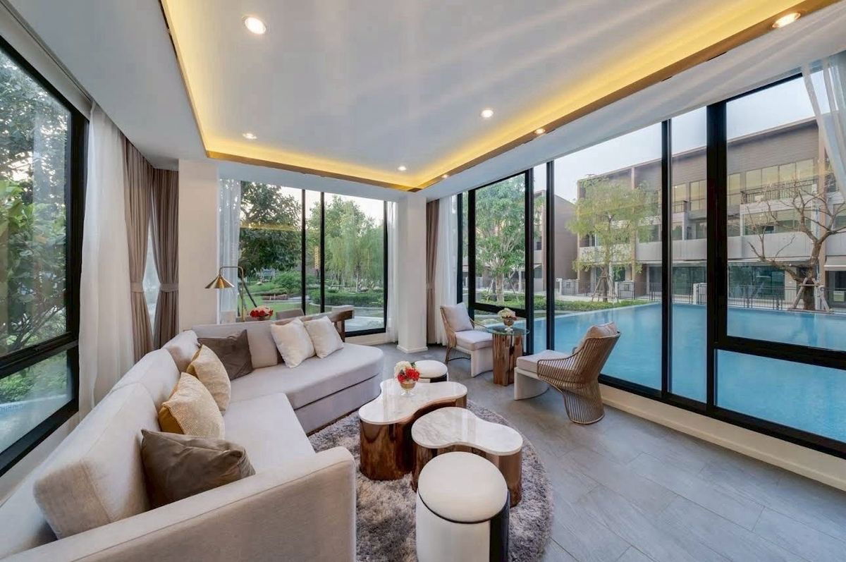 picture [ For Rent ]   ⚡🌈 HHM0043 Townhome – Baan Klang Muang Rama 9 - Krungthep Kreetha ⚡🌈 LINE: @theagentpro - 29/29