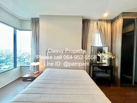 *** Condo for rent : C Ekkamai Corner room🔥🔥🔥2 Wardrobe High floor Fully furnished  ***