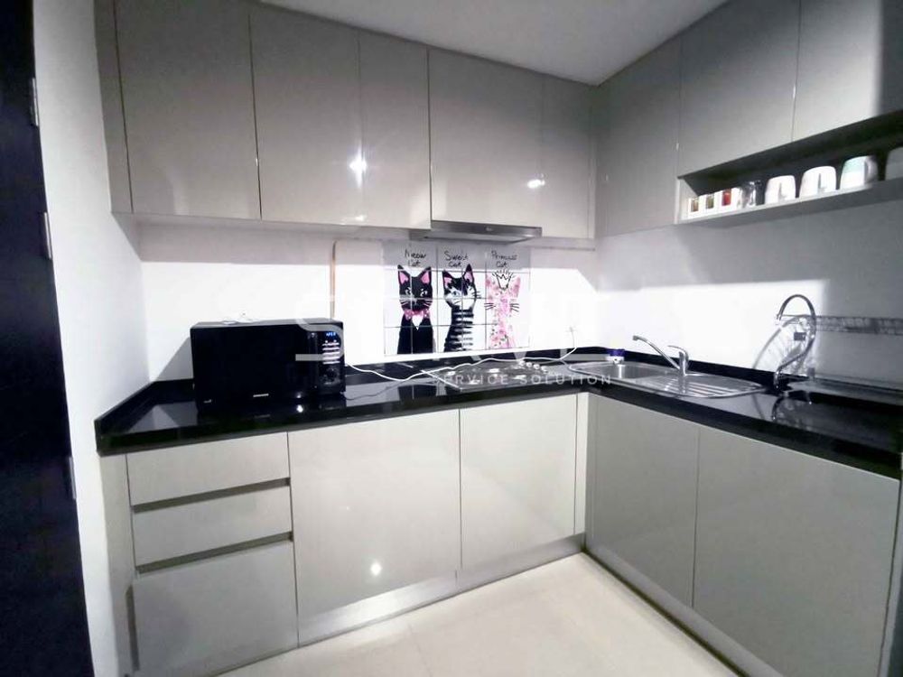 picture 2 Bed with Bathtub Large Room Good Location MRT Phra Ram 9  500 m. and CentralPlaza / For Sale-Belle Grand Rama 9 - 5/9