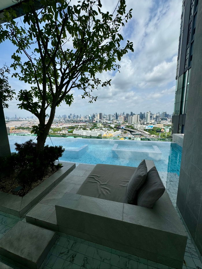 รูป ห้องดูเพล็กซ์ใหม่เอี่ยม ชั้น 26 พร้อมวิวเมืองมุมกว้างสุดตระการตา ขนาด 41 ตารางเมตร ตกแต่งครบ พร้อมเข้าอยู่ได้ทันที - รูปที่ 20/27